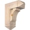 Ekena Millwork Imperial Arts and Crafts Smooth Bracket w/ Offset Brace, Douglas Fir, 7 1/2"W x 18"D x 22"H BKT0806X18X22IMP03SDF - alternate 1
